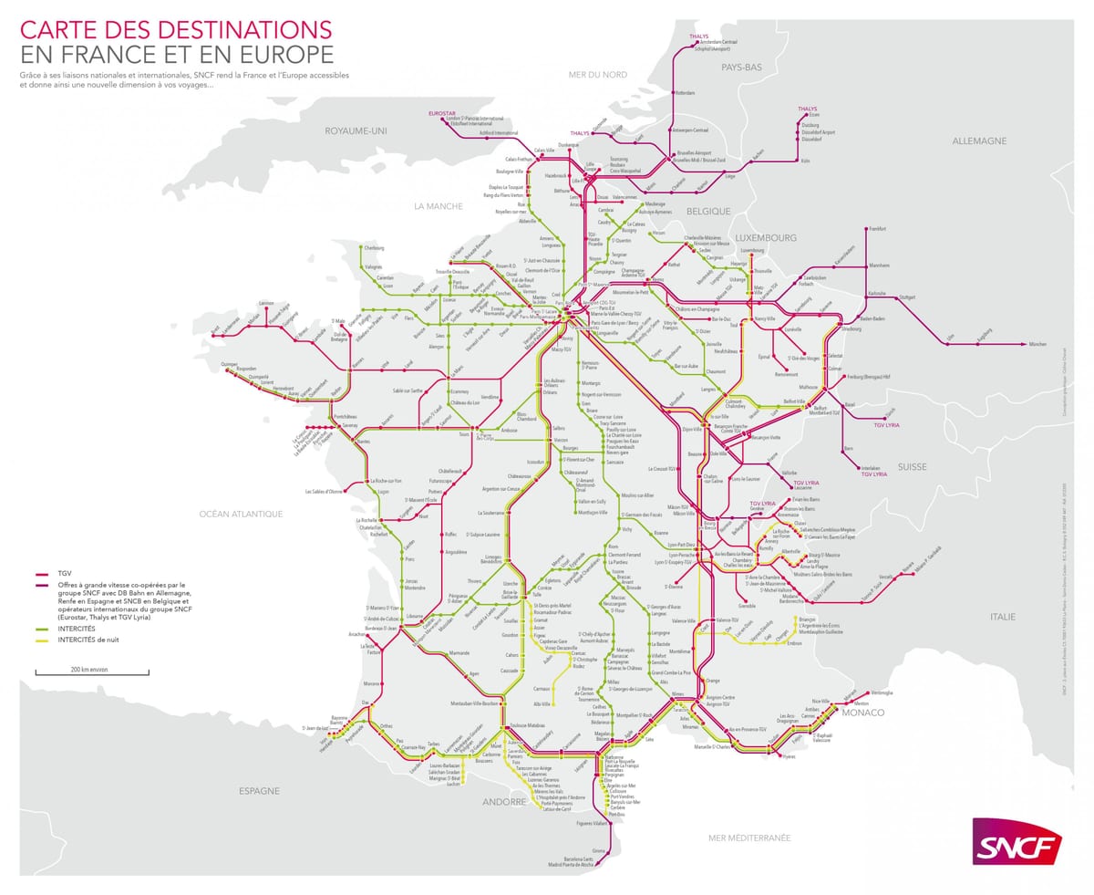 Toulouse jernbanestasjon kart